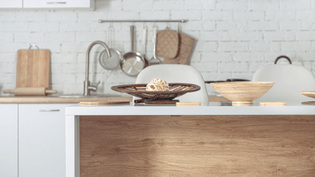 Keuken met houtlook