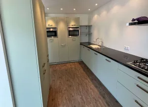 keuken gewrapt groen